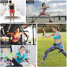 Load image into Gallery viewer, 11 Pcs/Set Fitness Latex Resistance Bands Set
