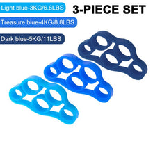 Load image into Gallery viewer, 3PCS Finger Gripper Silicone Hand Gripper Resistance Band
