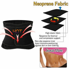 Load image into Gallery viewer, Waist Trimmer Belt Sweat Band Body Shaper
