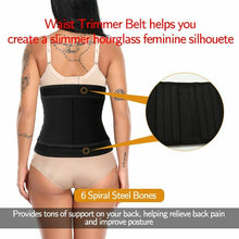 Load image into Gallery viewer, Waist Trimmer Belt Sweat Band Body Shaper

